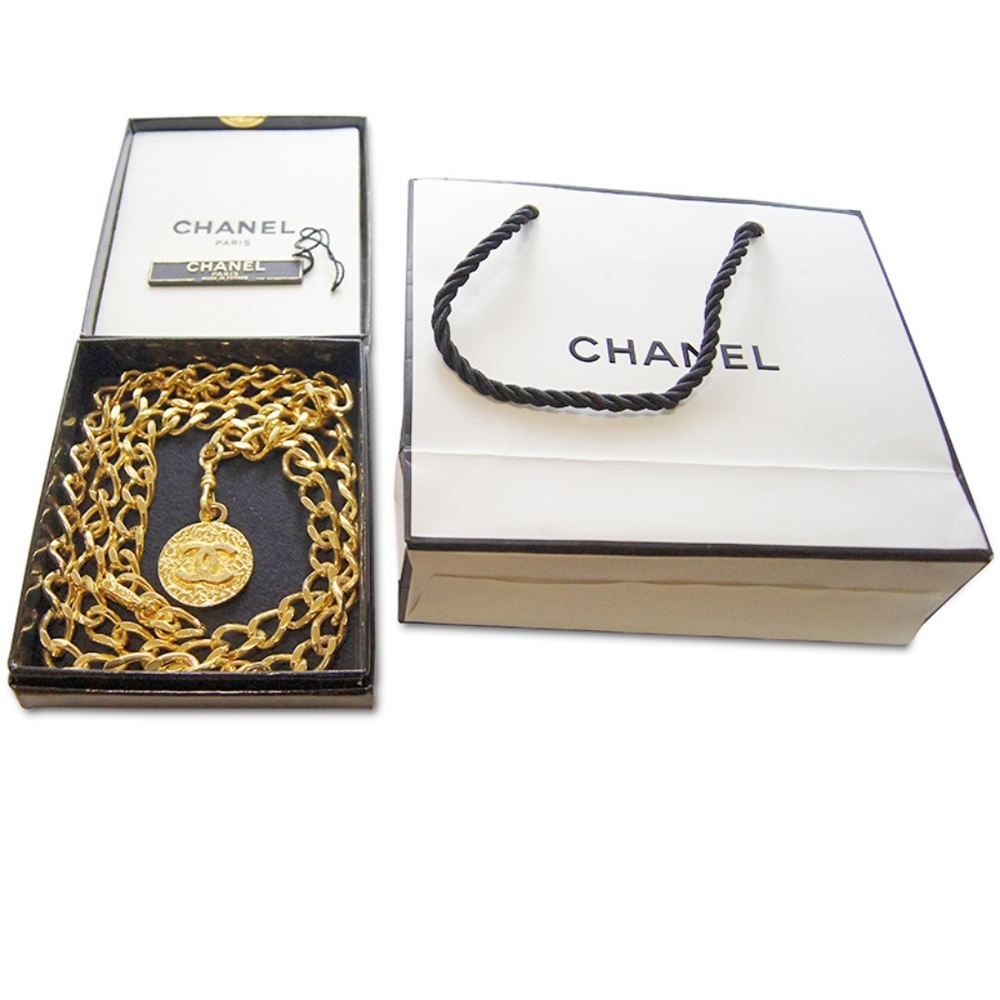 Chanel Cc Gold chain belt